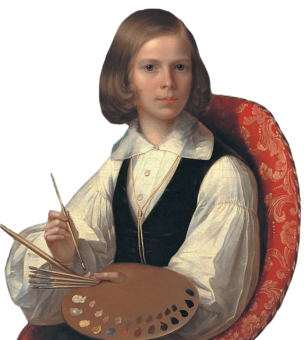 Girl from Podolye by V. Tropinin